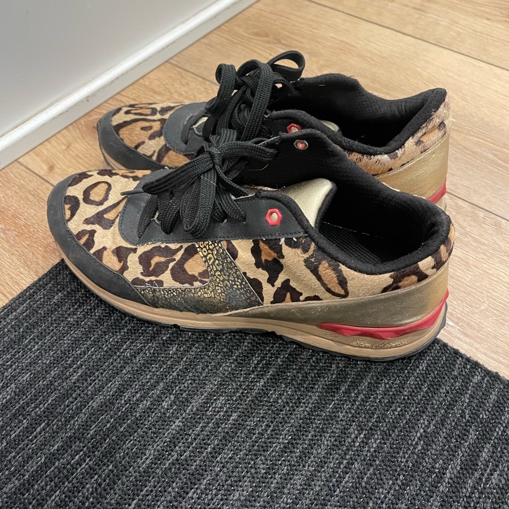 Sam Edelman leopard sneakers
